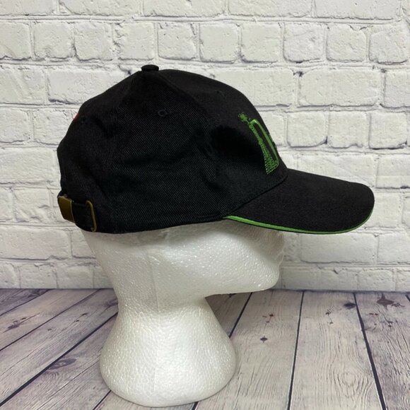 Derrick Dispatcher Hat Cap Strap Back Black Oilfield Embroidered Logo Oil & Gas - Picture 4 of 8
